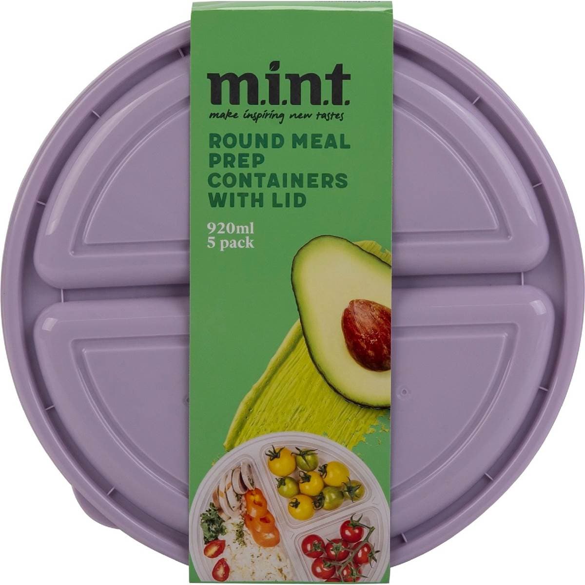 MINT Round Meal Prep Container & Lid