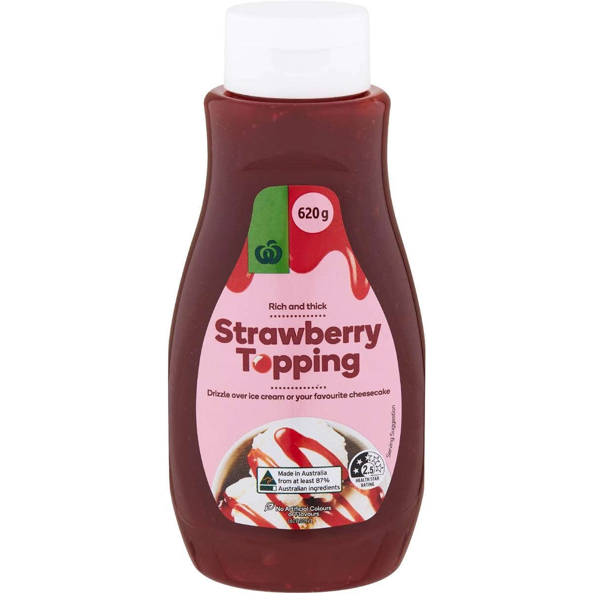 Woolworths Strawberry Topping