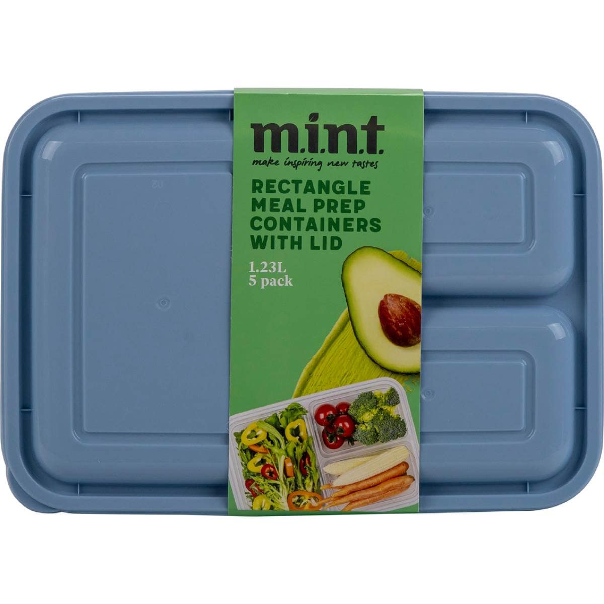 MINT Rectangle Meal Prep Container & Lid