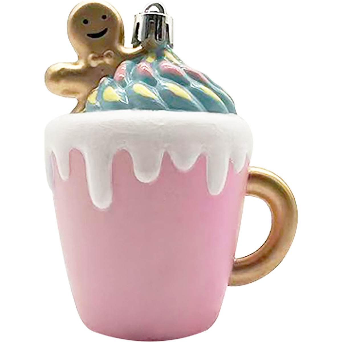Christmas Pink Gingerbread Mug