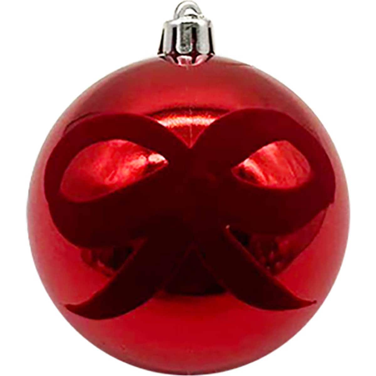 Christmas 80mm Baubles Bow