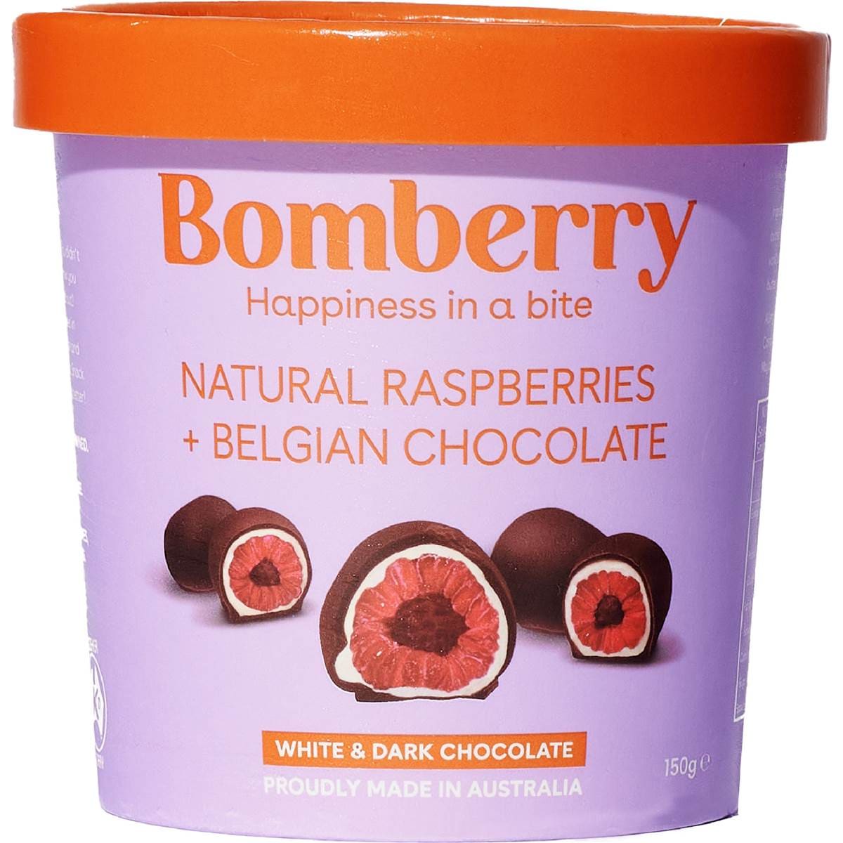 Bomberry Dark & White Chocolate Raspberries