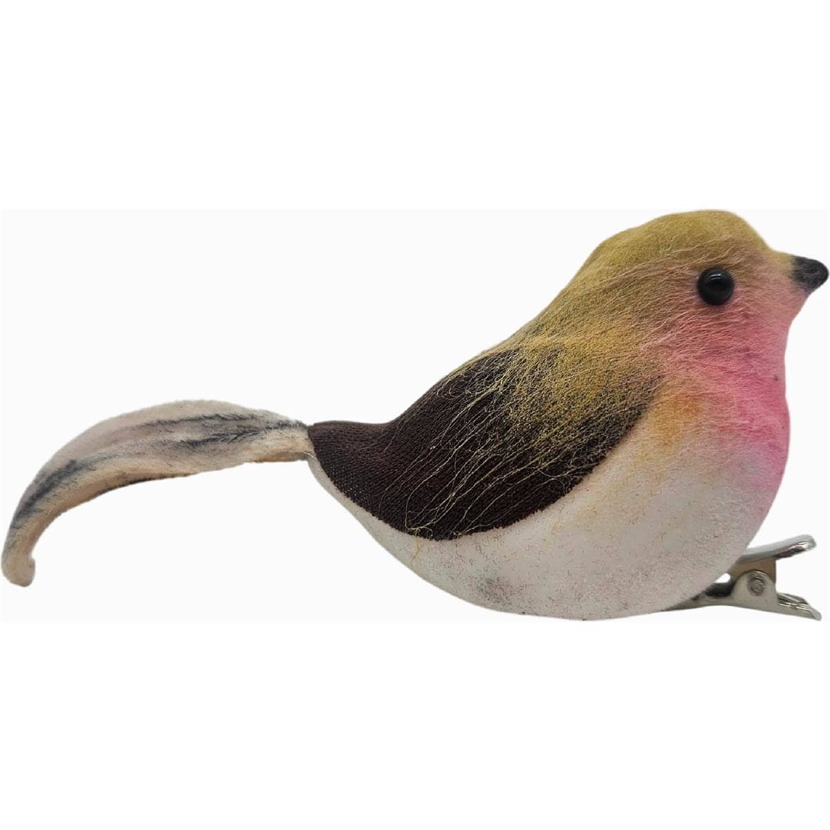 Christmas Clip On Bird Pink