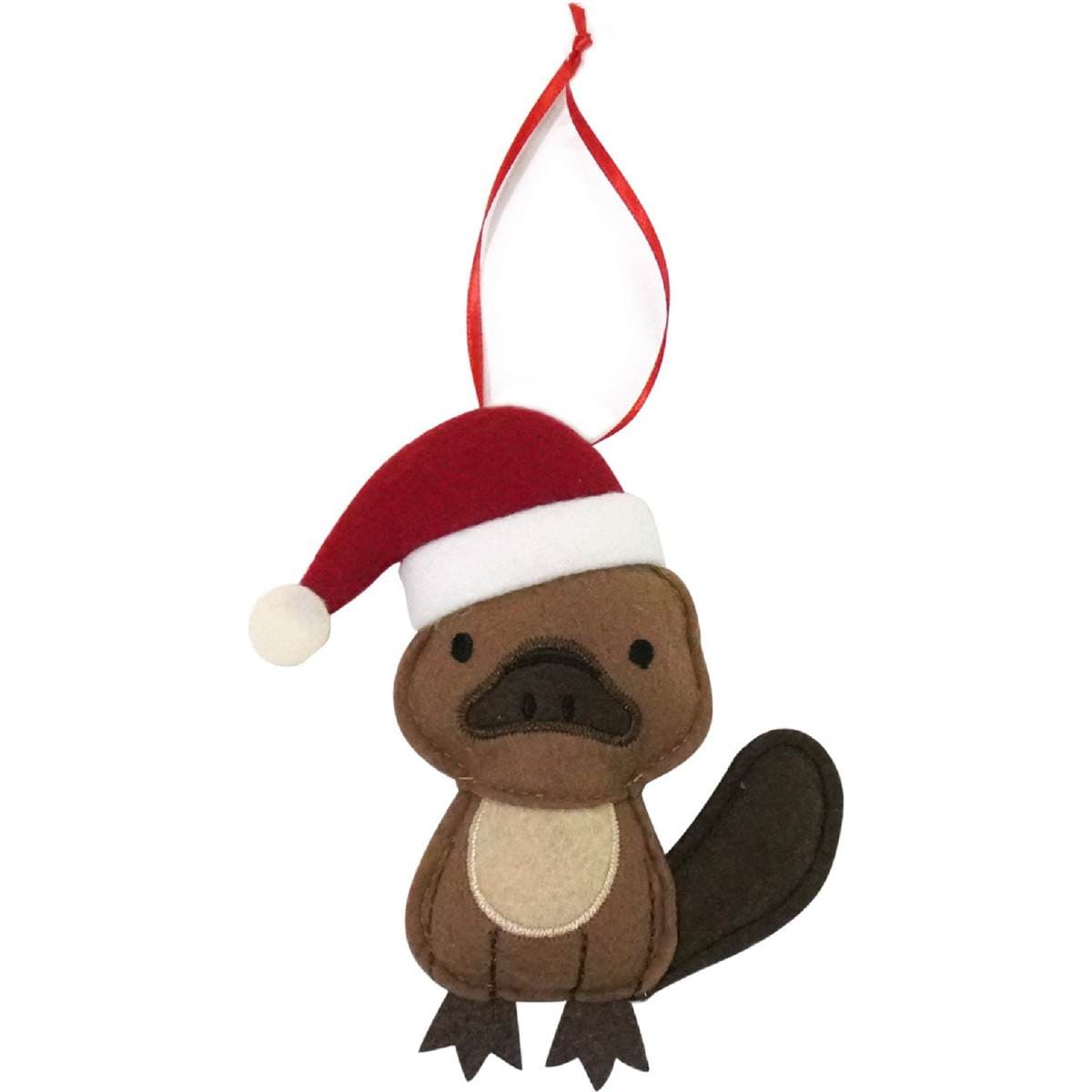 Christmas Felt Platypus