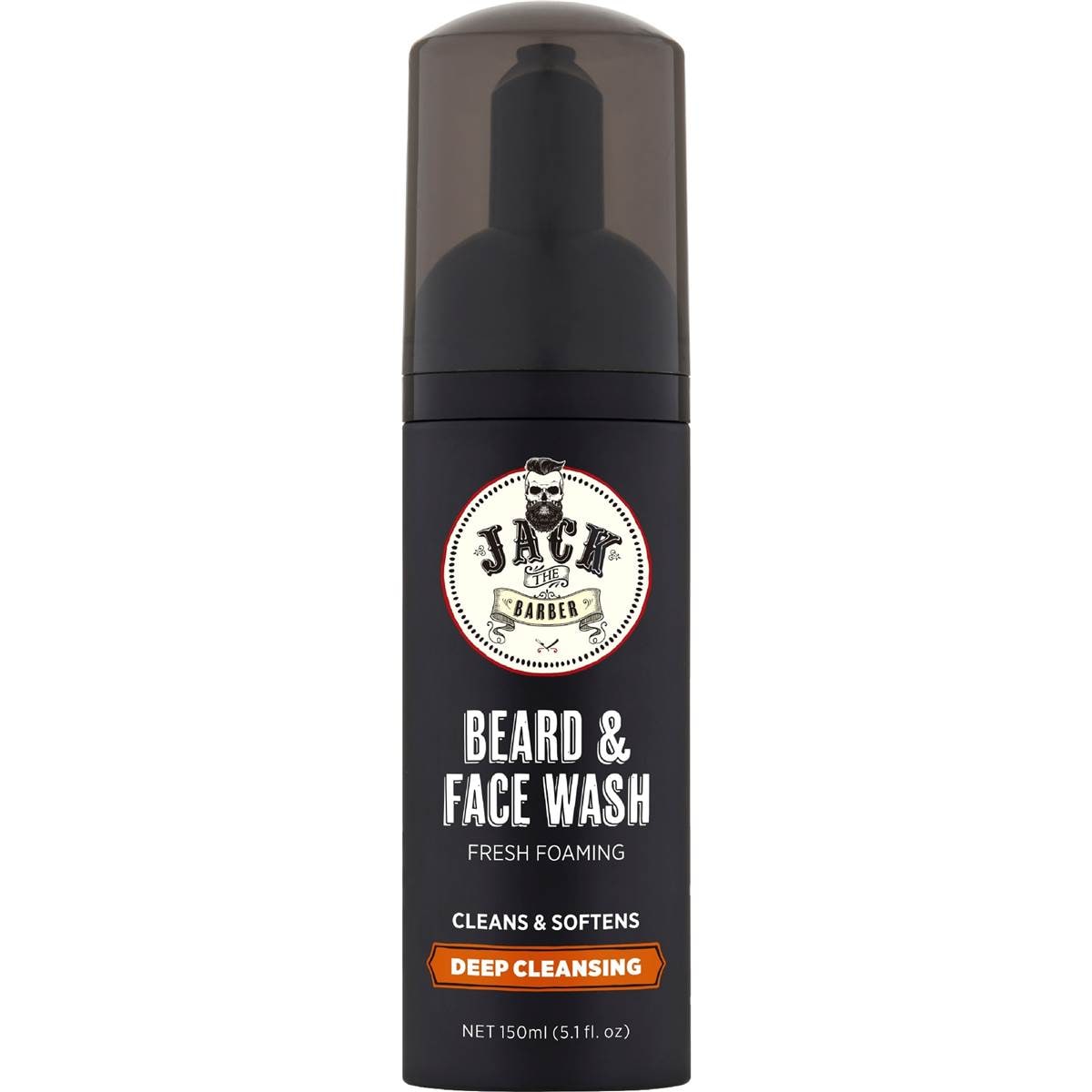 Jack The Barber Beard & Face Foaming Wash 150mL