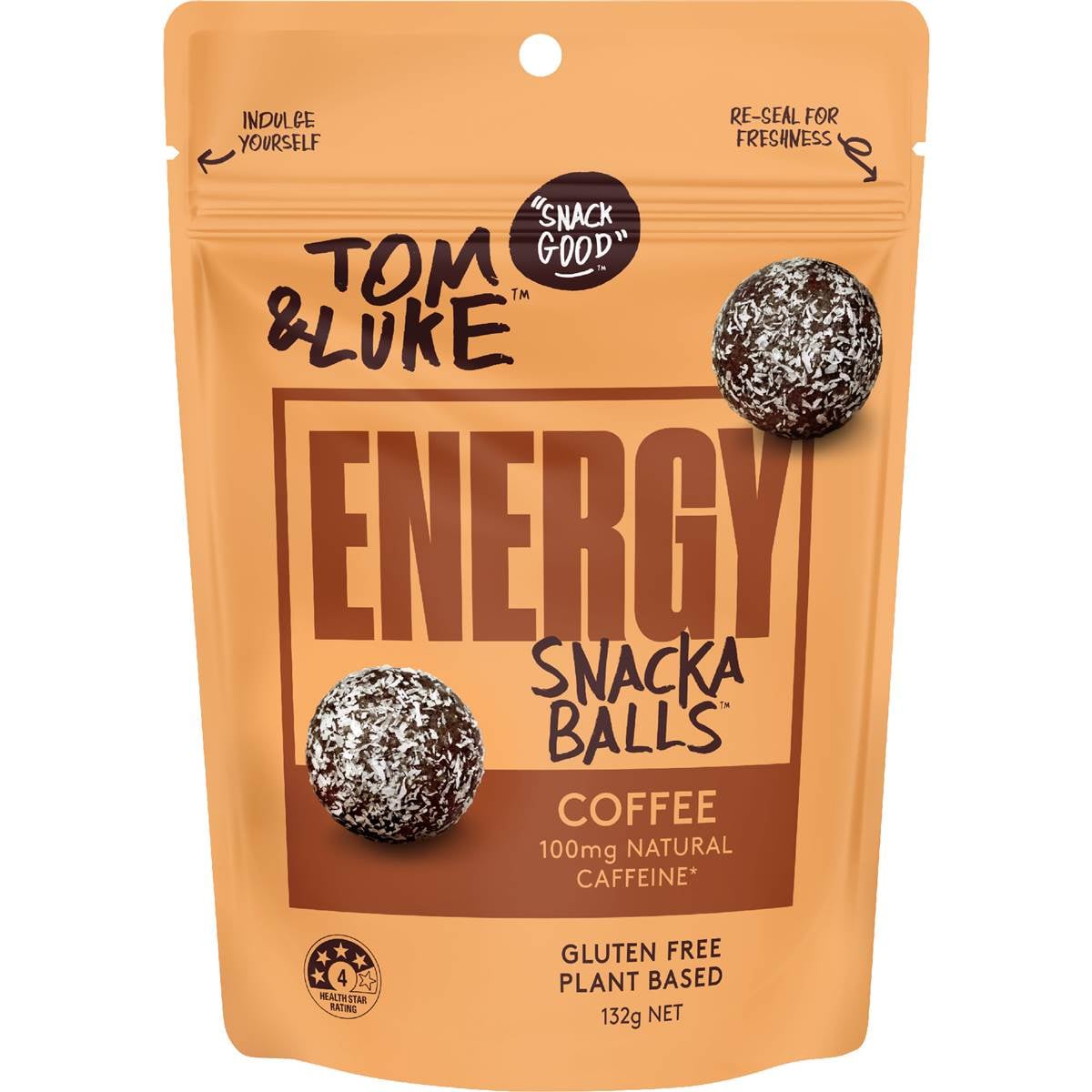 Tom & Luke Energy Snacka Balls Coffee