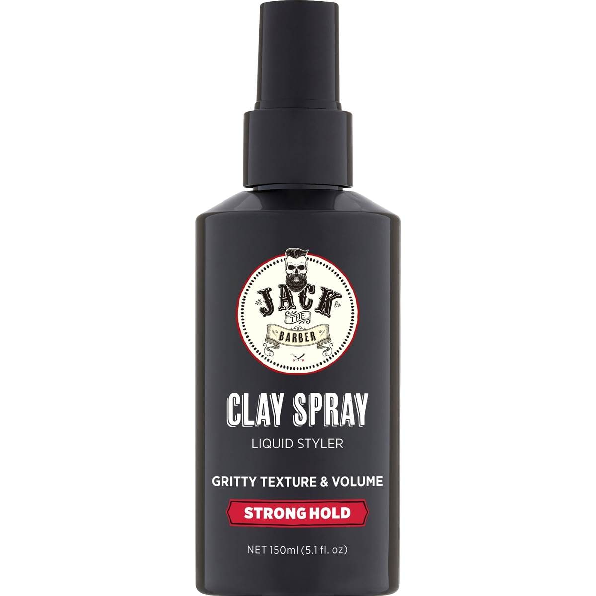 Jack The Barber Clay Spray Liquid Styler Strong Hold 150mL