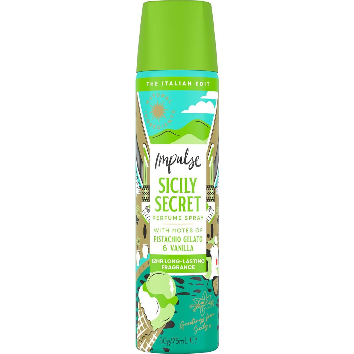Impulse Perfume Spray Sicily Secret 75mL