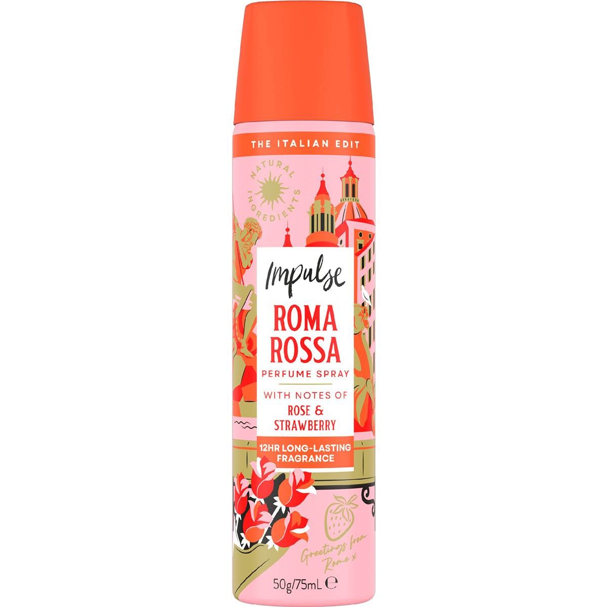 Impulse Perfume Spray Roma Rossa 75mL