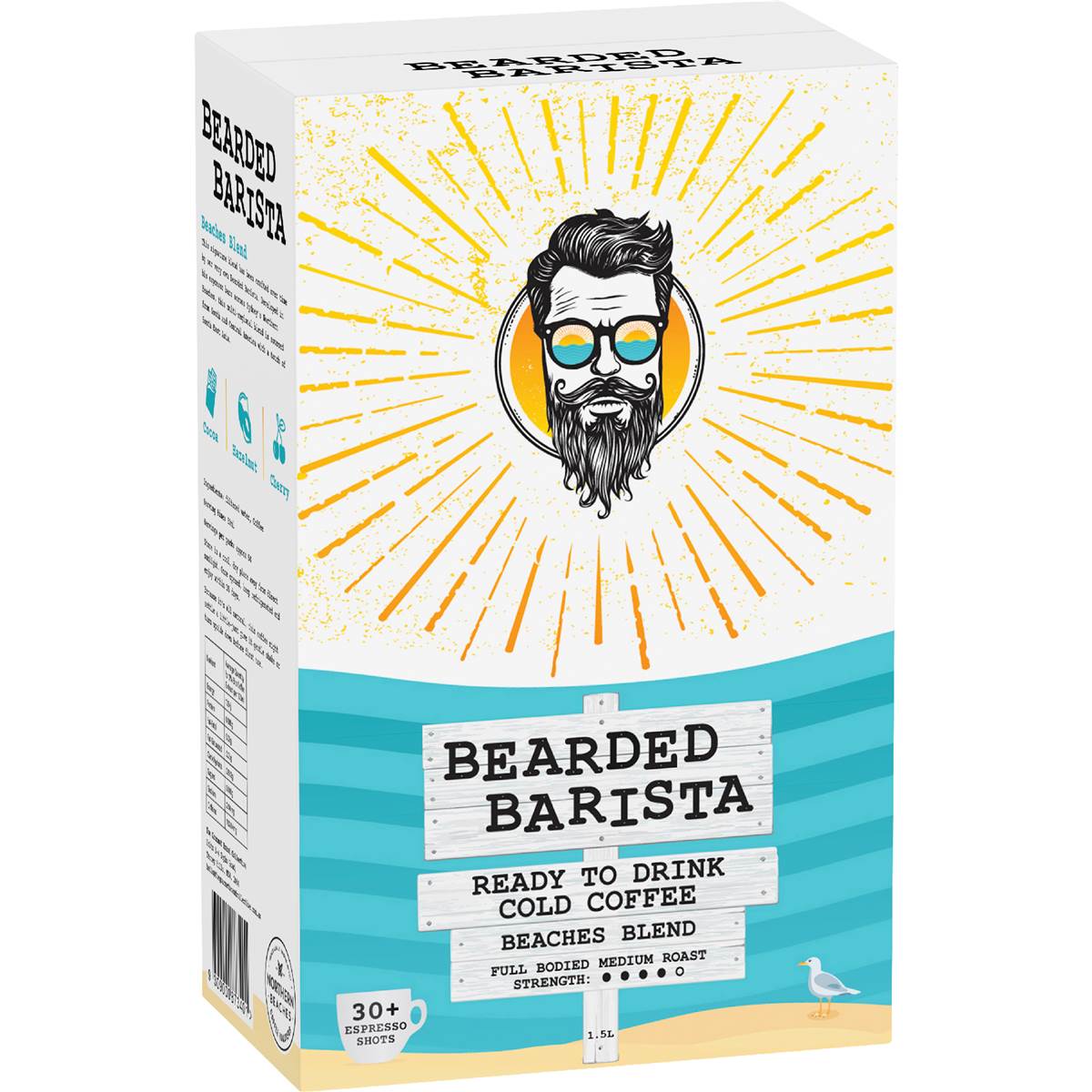 Bearded Barista Ready To Drink Cold Coffee