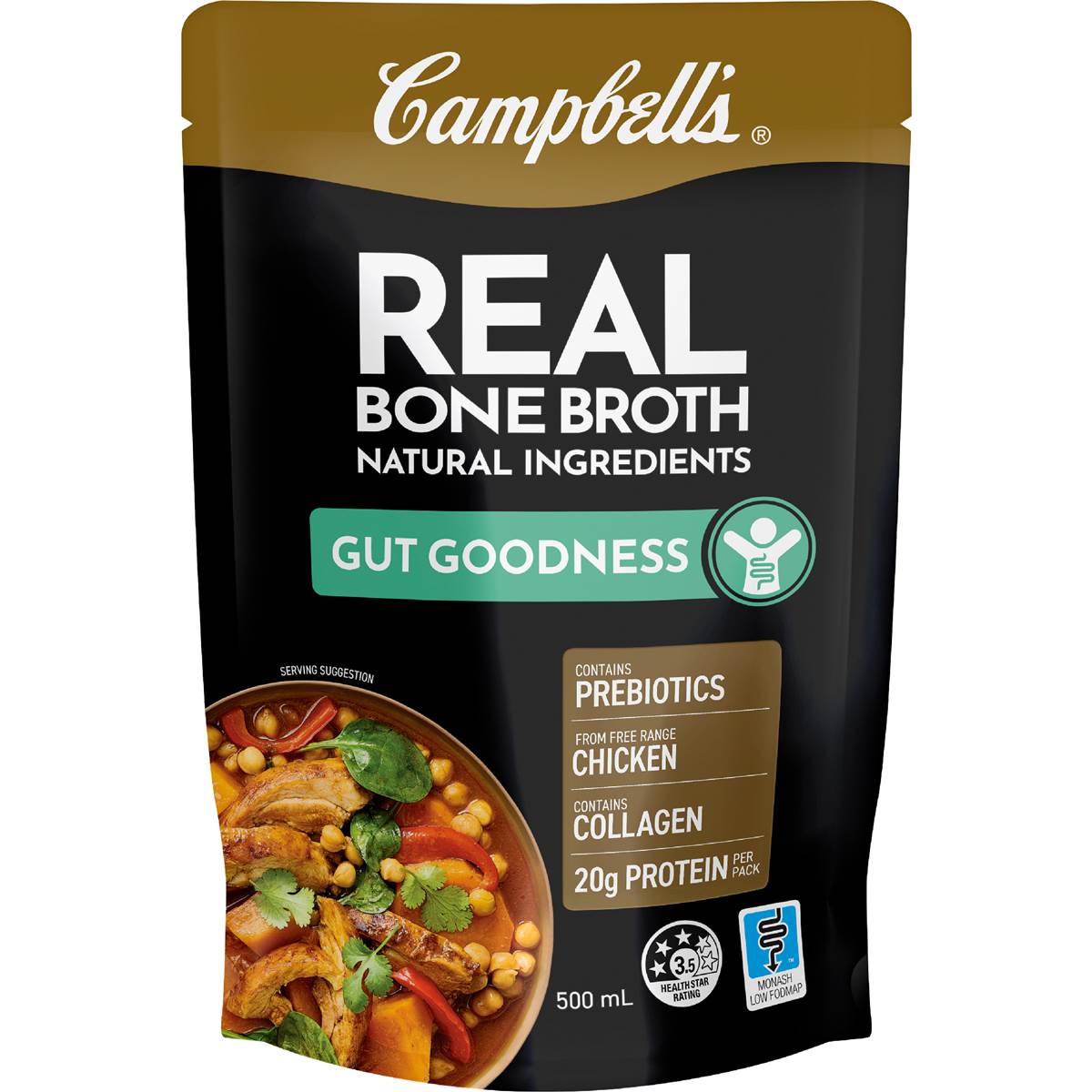Campbell's Real Bone Broth Gut Goodness