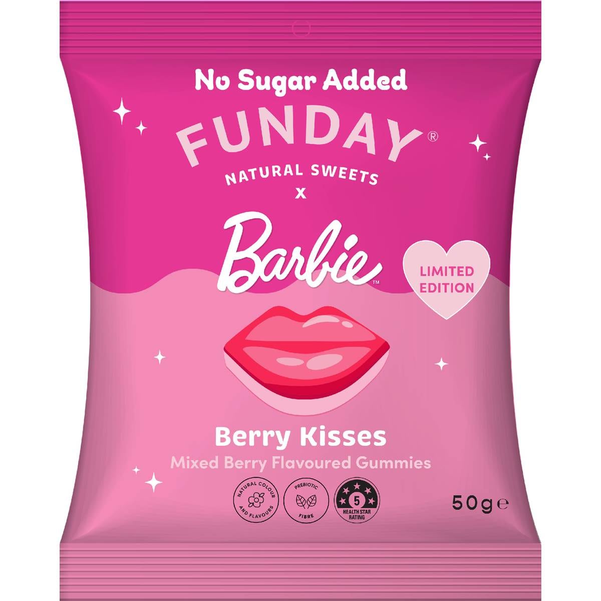 Funday Barbie Berry Kisses Gummies