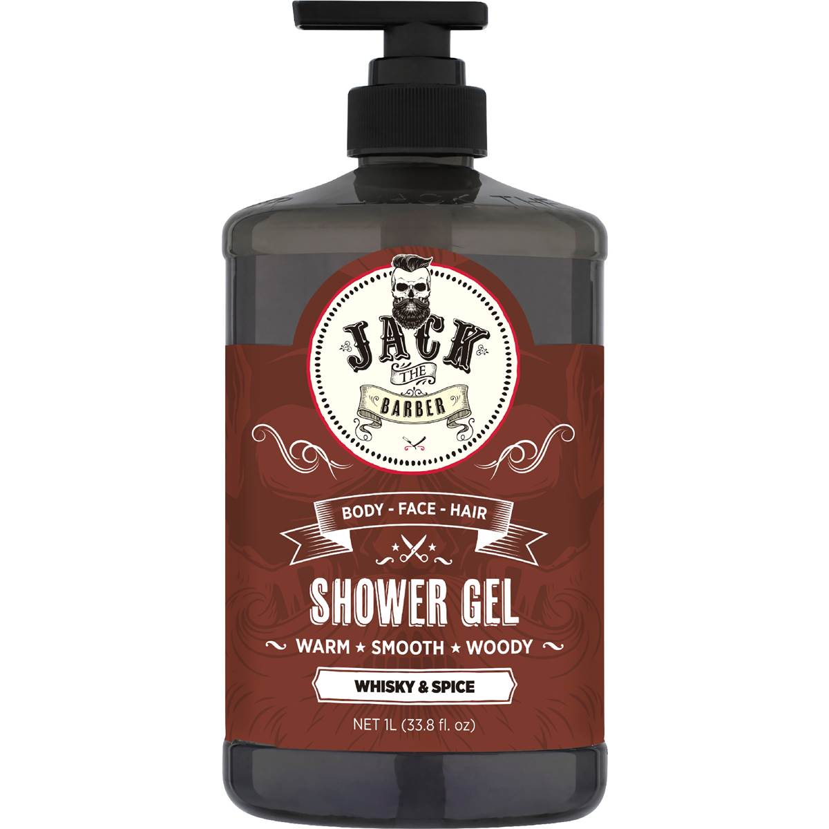 Jack The Barber Shower Gel Whisky & Spice 1L
