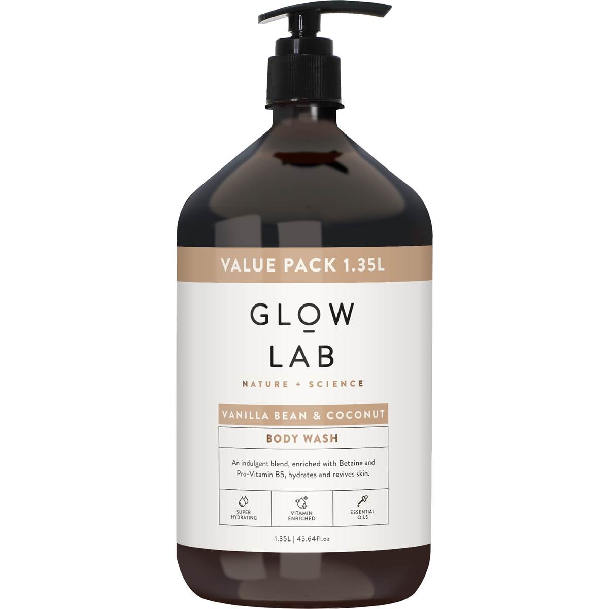 Glow Lab Vanilla & Coconut Body Wash