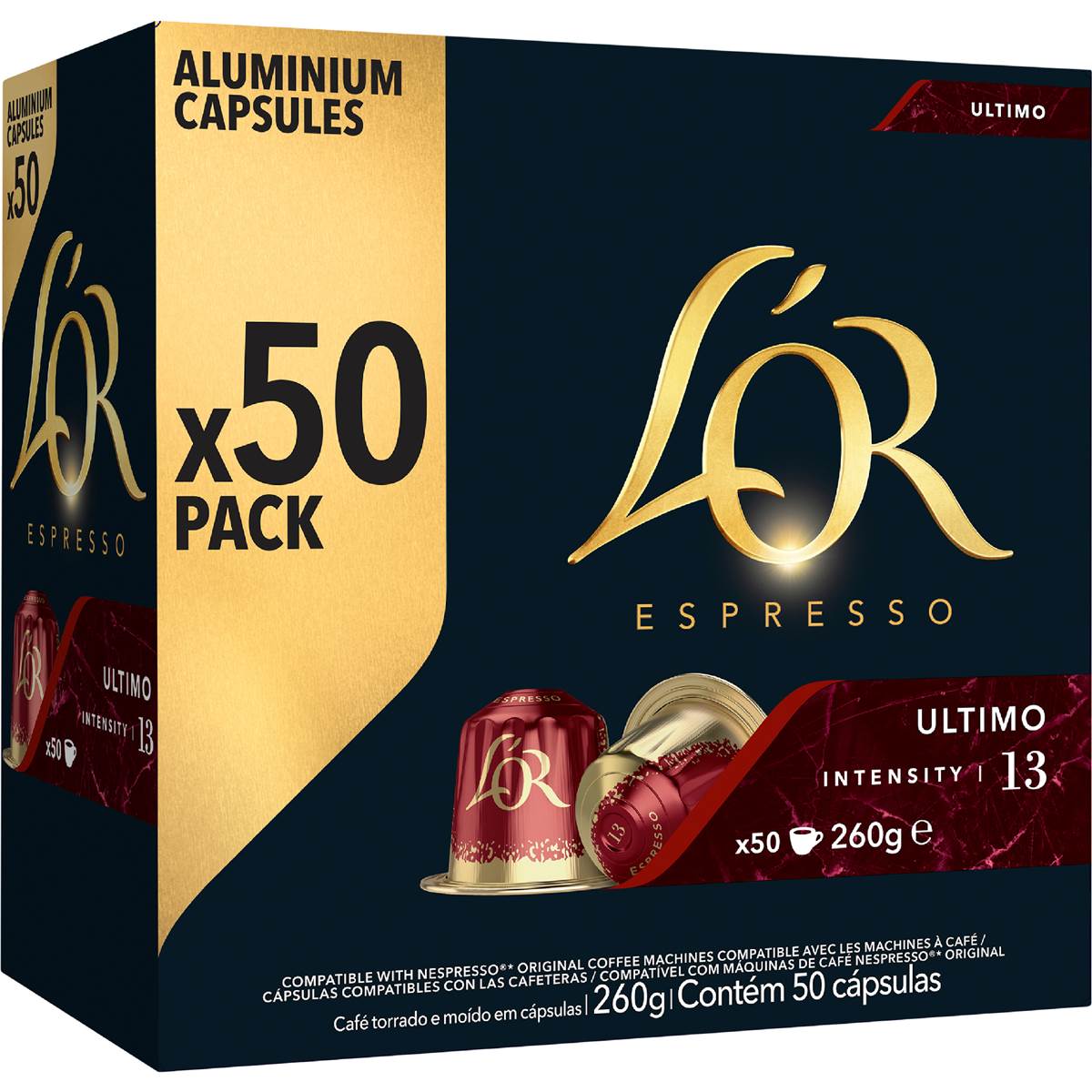 L'OR Espresso Ultimo Coffee Pods Nesresso Compatible