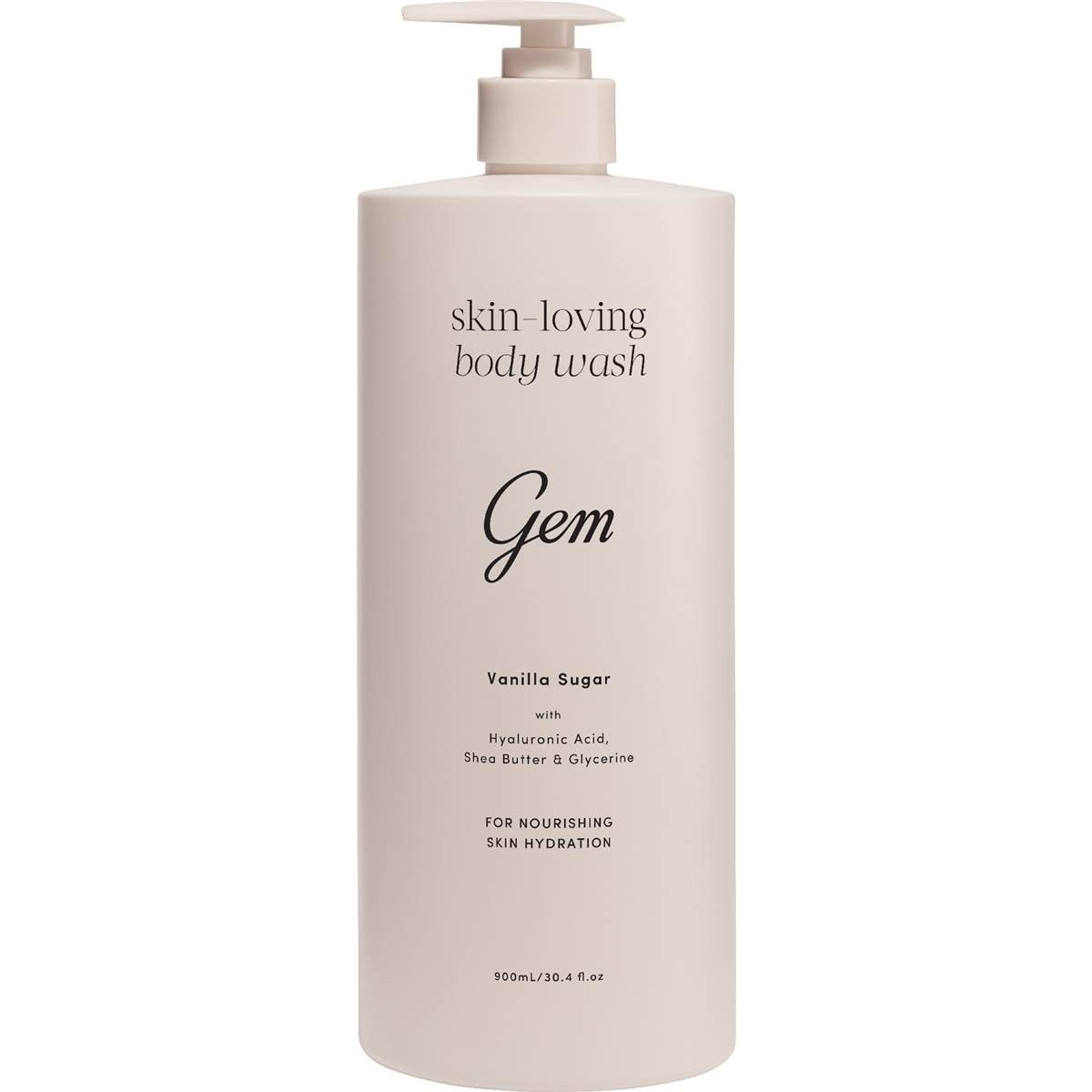 Gem Skin-Loving Body Wash Vanilla Sugar 900mL – Woolworths