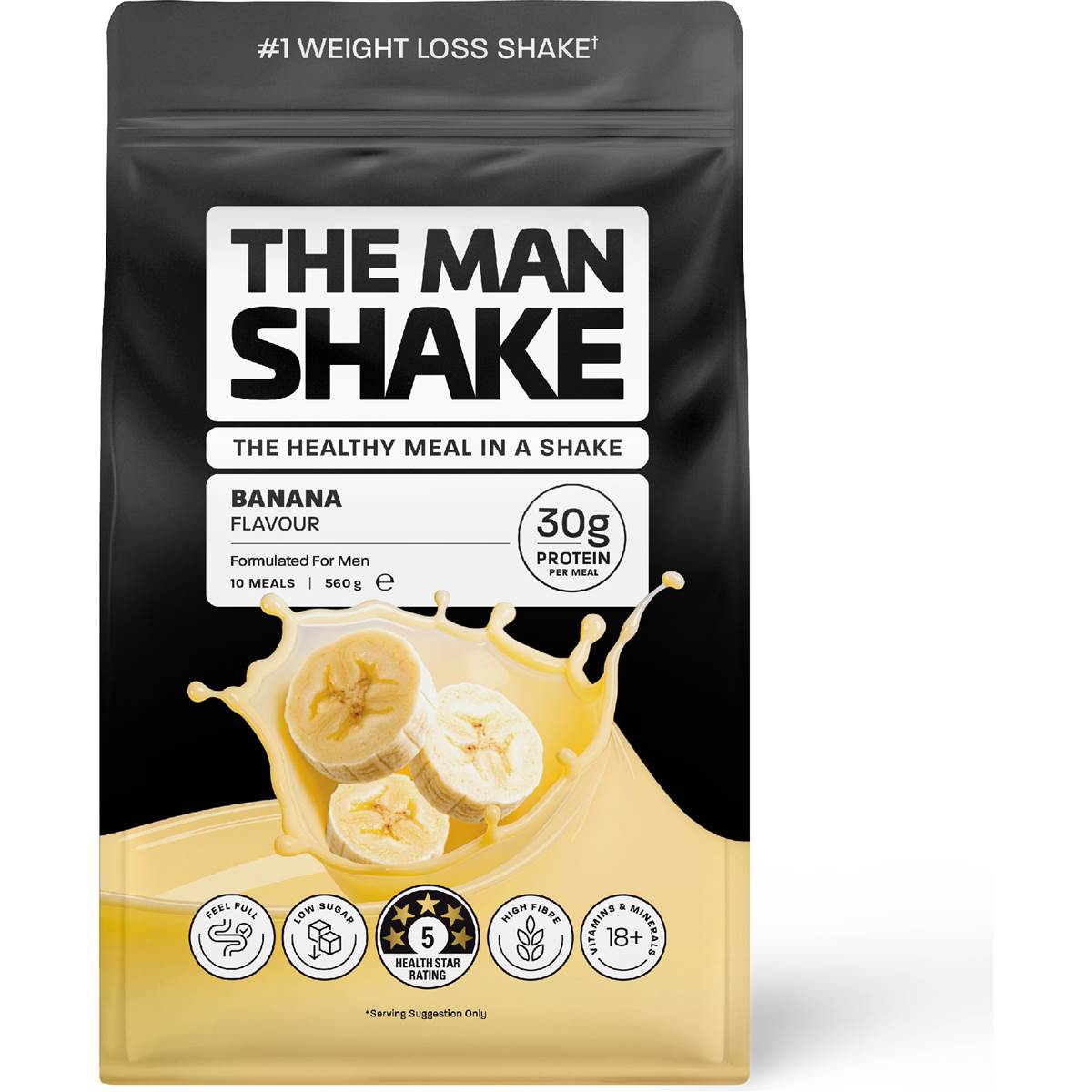 The Man Shake Banana Powder