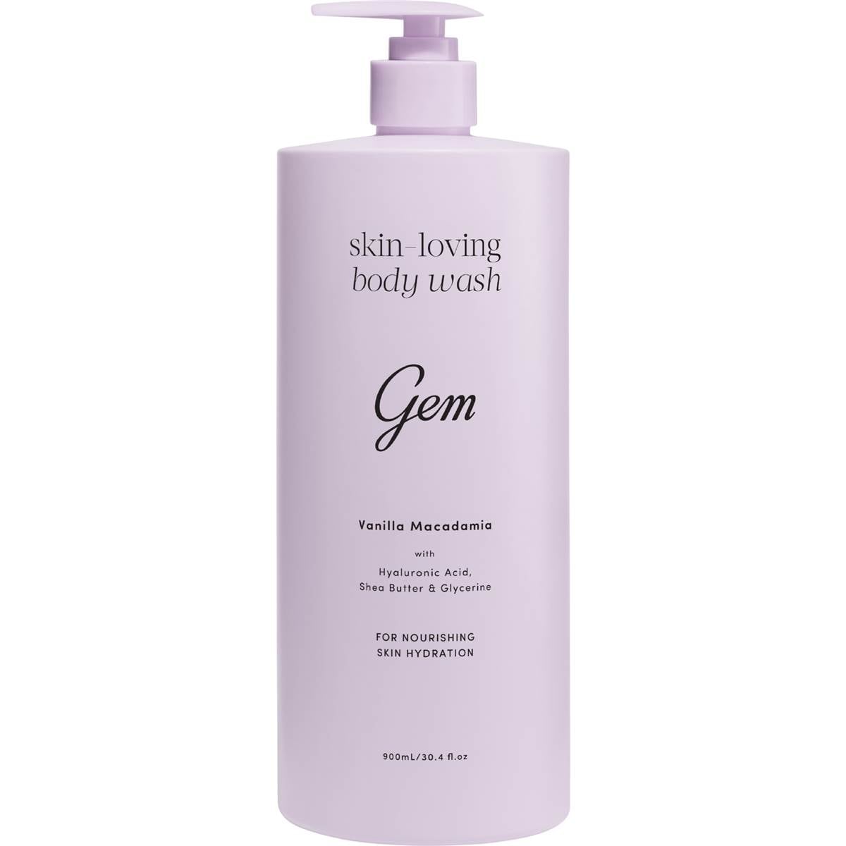 Gem Skin-Loving Body Wash Vanilla Macadamia 900mL – Woolworths