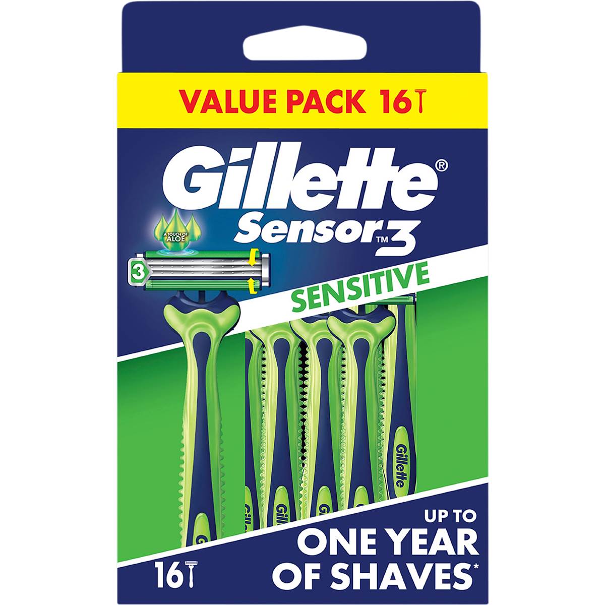 Gillette Sensor 3 Sensitive Disposal Razors
