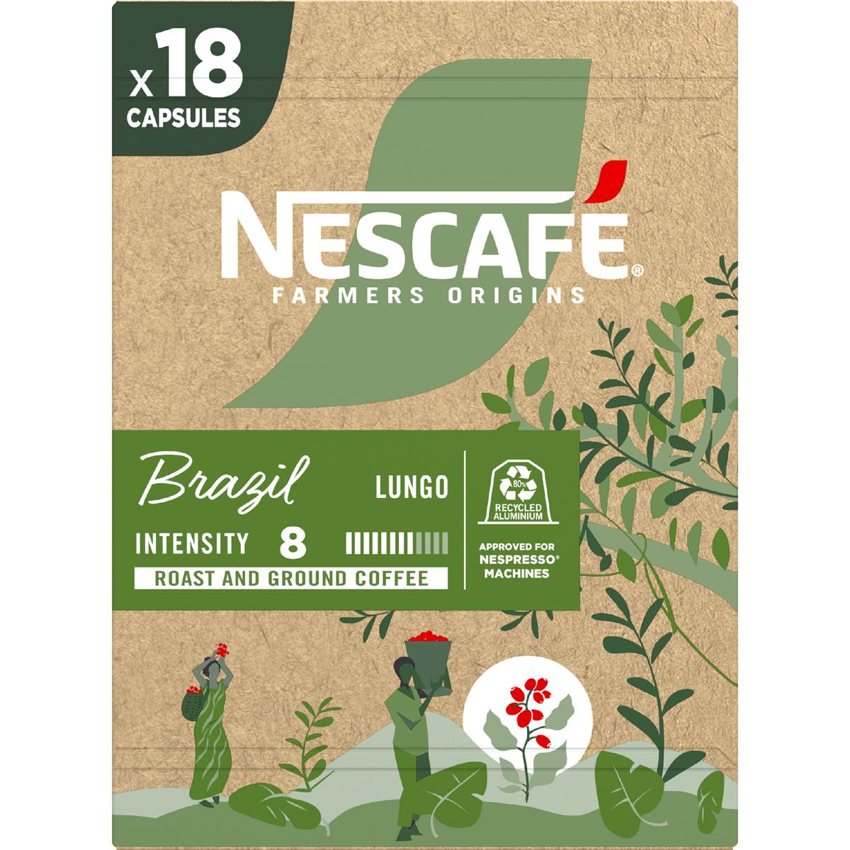 Nescafe Farmers Origins Brazil Coffee Capsules