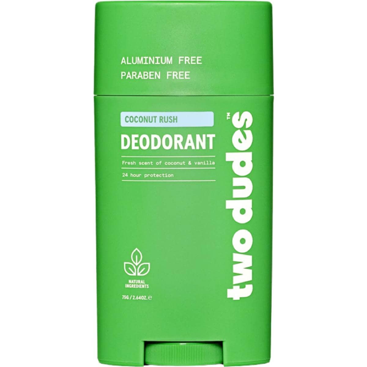 Two Dudes Natural Deodorant Coconut Rush 75g