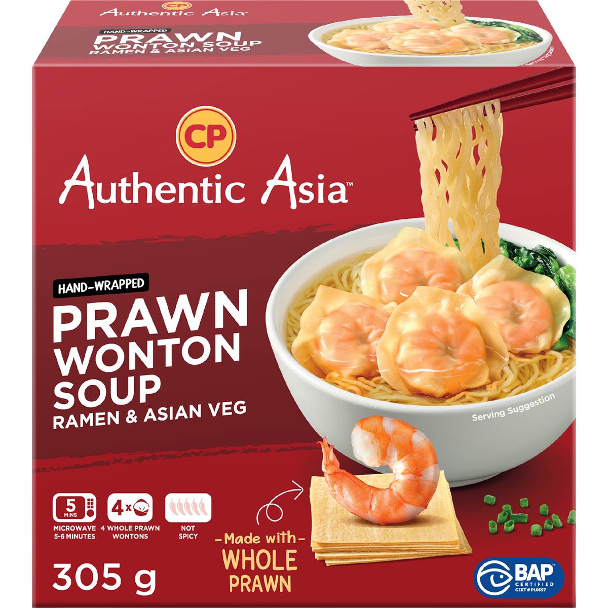 Authentic Asia Prawn Wonton Soup