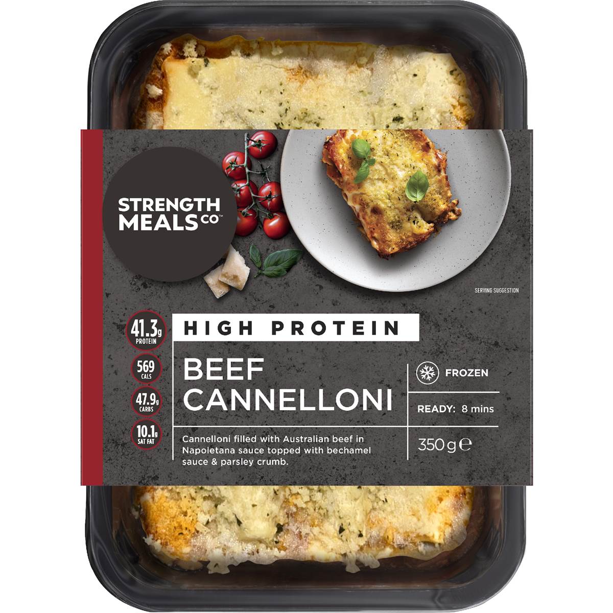 Strength Meals Co Beef Cannelloni 350g