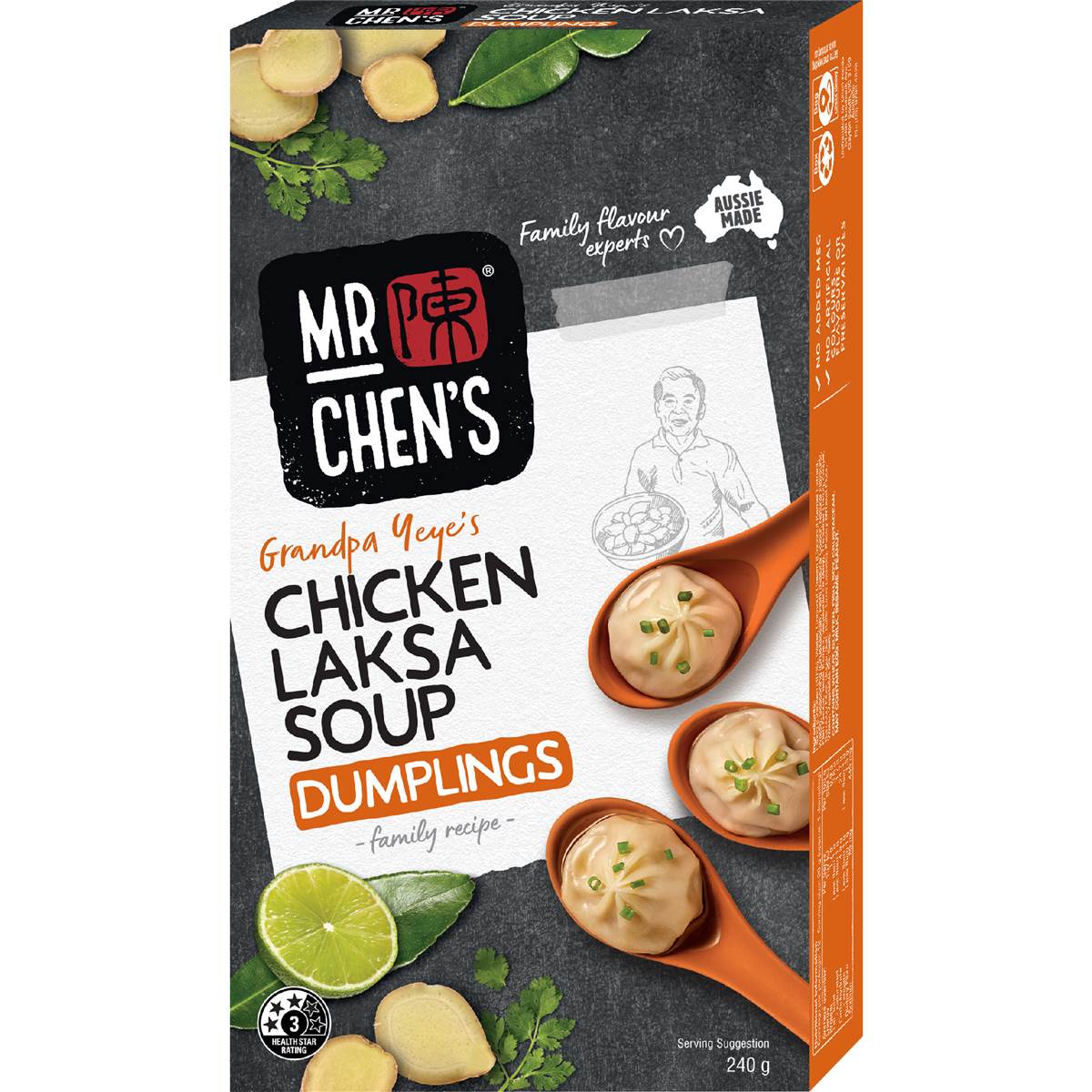 Mr Chen's Chicken Laksa Soup Dumplings