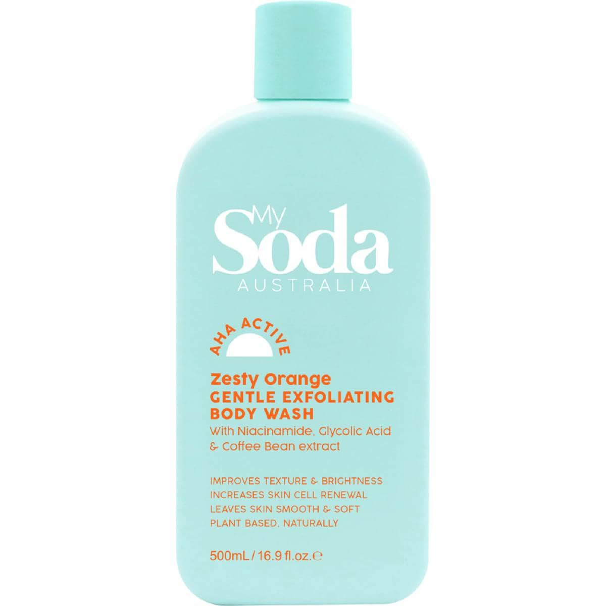 My Soda Aha Active Zesty Orange Gentle Exfoliating Body Wash