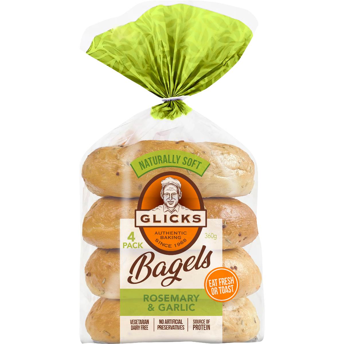 Glicks Rosemary & Garlic Bagels