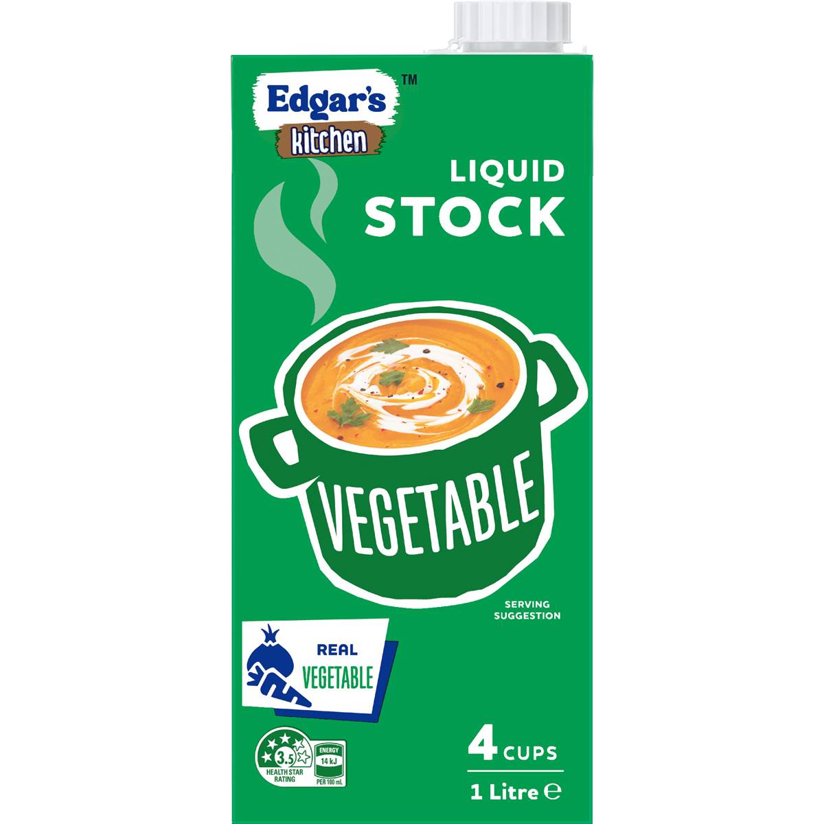 Edgar's Kitchen Vegetable Liquid Stock