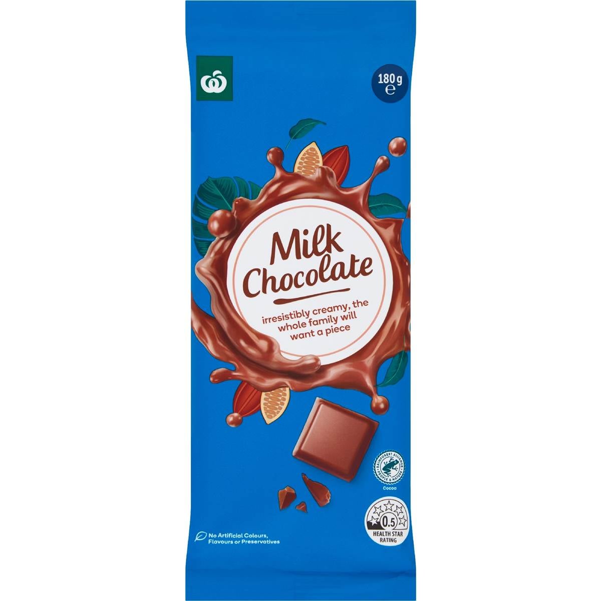 Woolworths Milk Chocolate Block