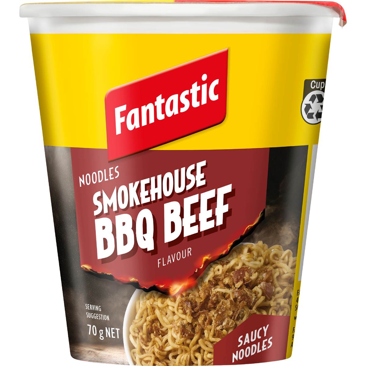 Fantastic Noodle Cup Smokehouse BBQ Beef