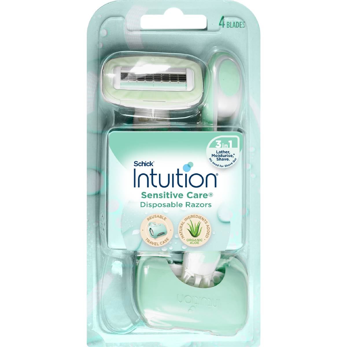 Schick Intuition Sensitive Care Razor 2 pack – Woolworths
