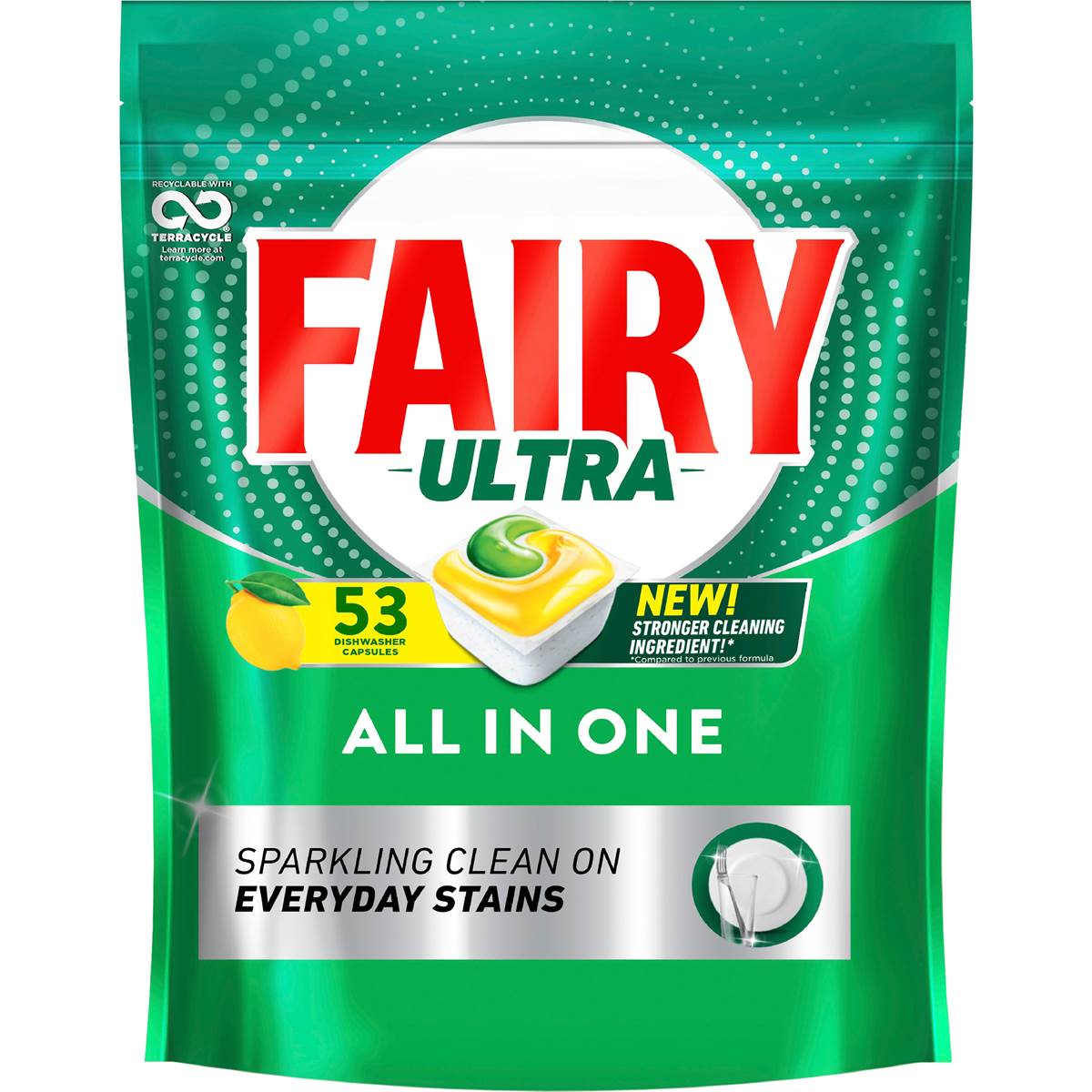 Fairy Ultra All In One Dishwasher Tablets 53 pack