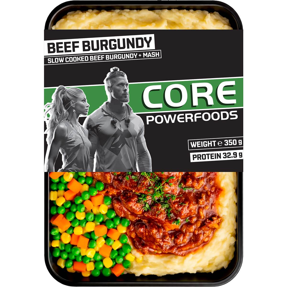 CORE Powerfoods Beef Burgundy 350g