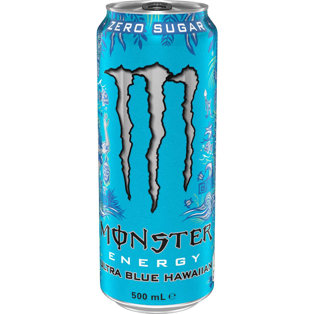 Monster Energy Drink Blue Hawaiian Can 500mL
