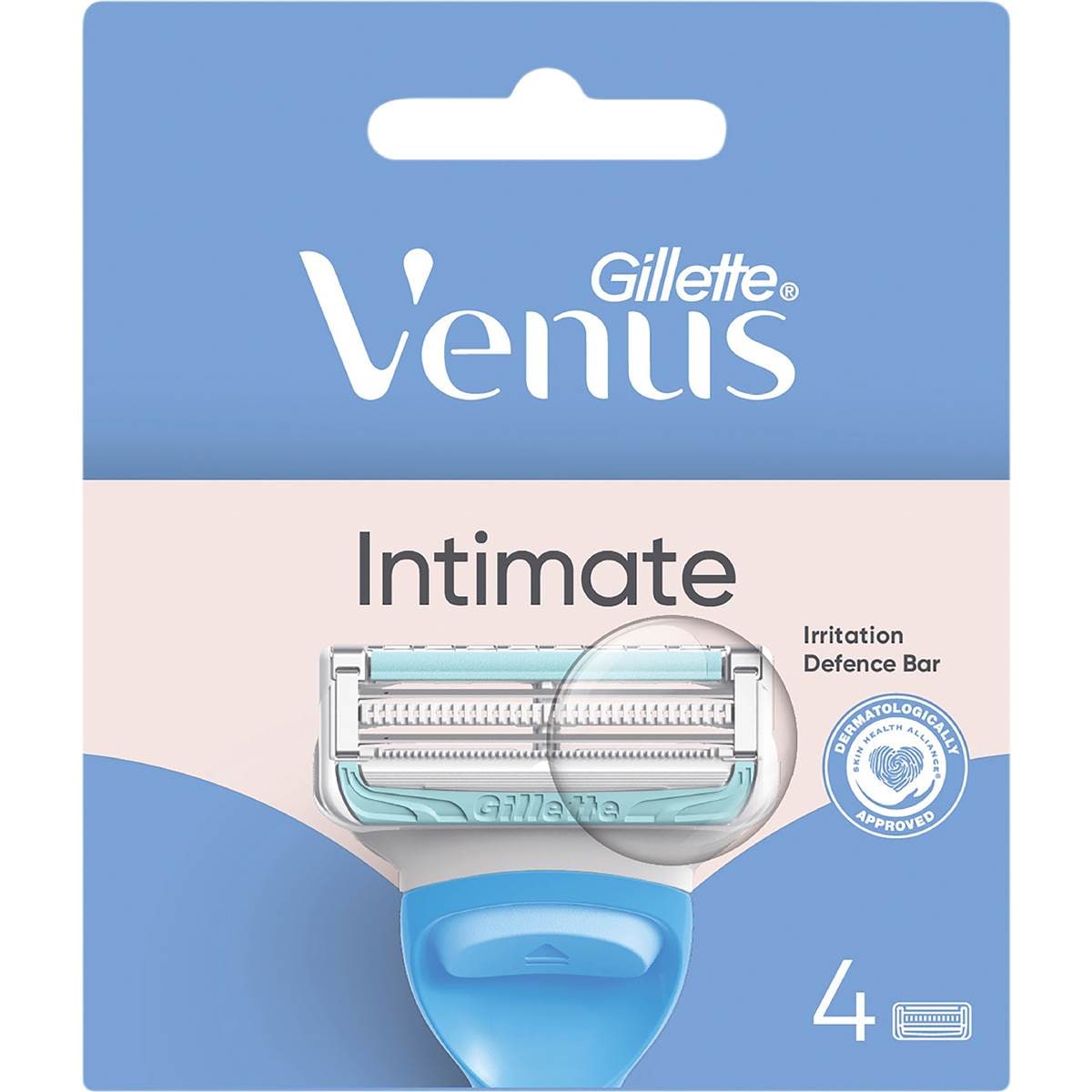 Gillette Venus Intimate Razor Blades 4 pack