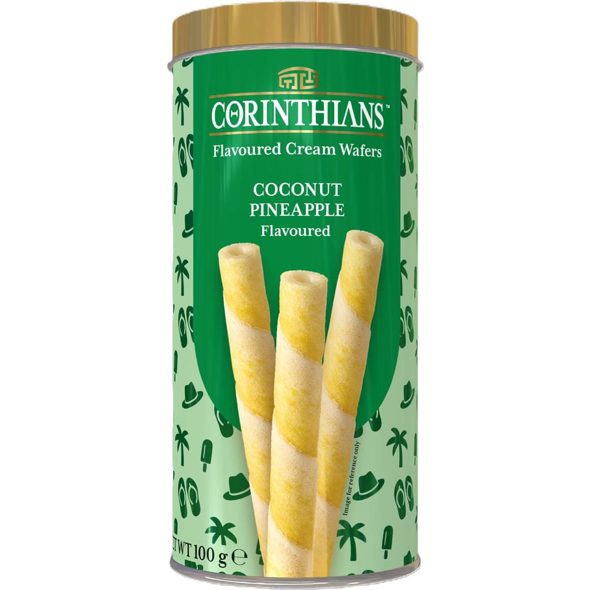 Corinthians Flavoured Cream Wafers Coconut Pineapple