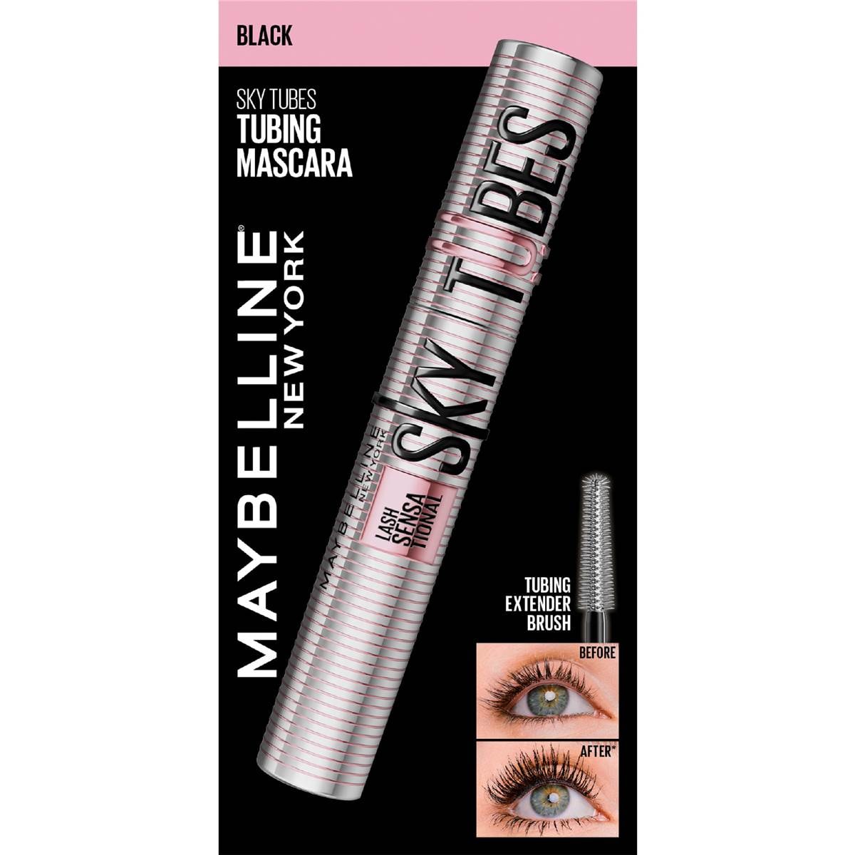 Maybelline Sky High Tubing Mascara Black 7.7mL – Woolworths