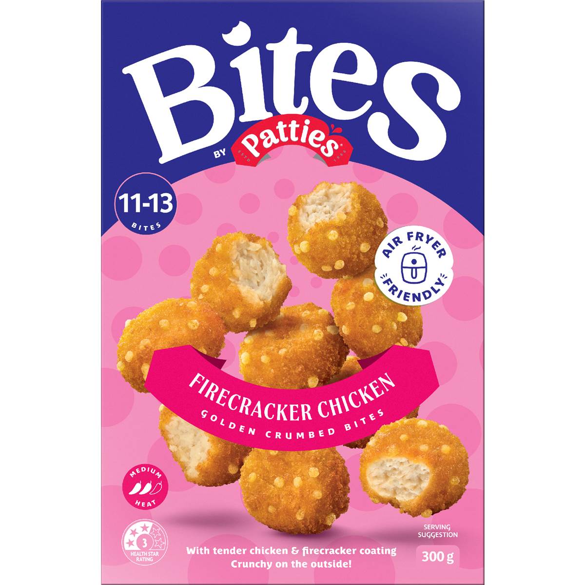 Patties Bites Firecracker Chicken 300g