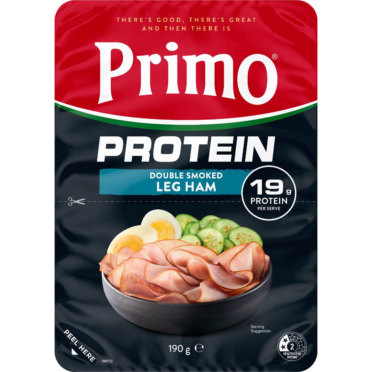 Primo Protein Double Smoked Leg Ham 190g