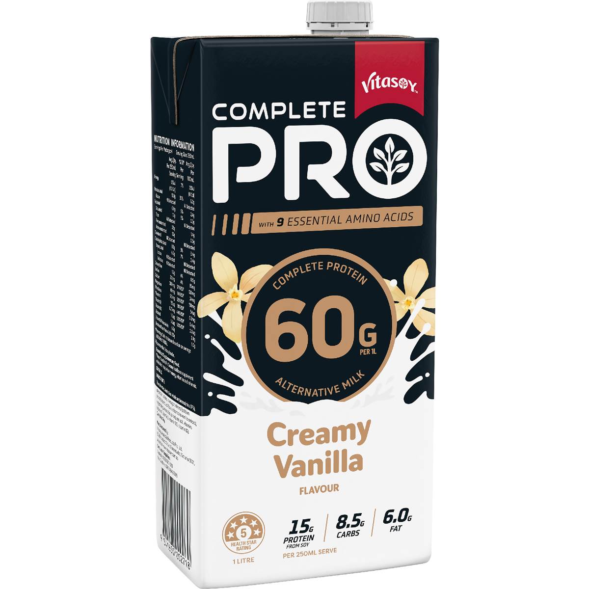 Vitasoy Complete Pro Vanilla Protein Alternative Long Life Milk UHT