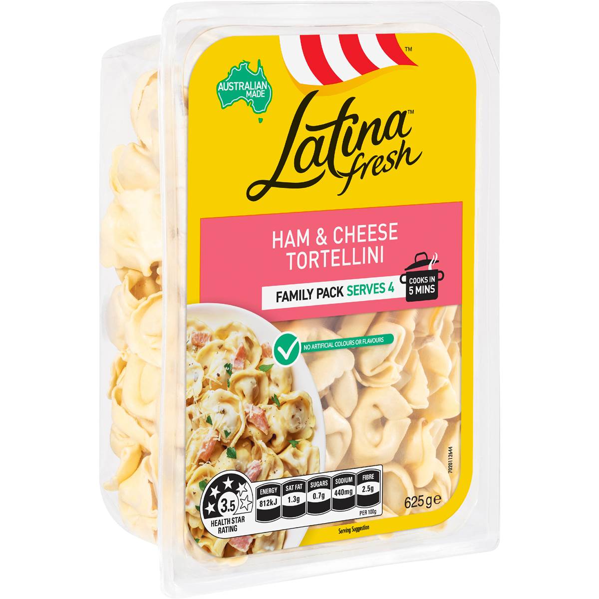 Latina Fresh Ham & Cheese Tortellini 625g