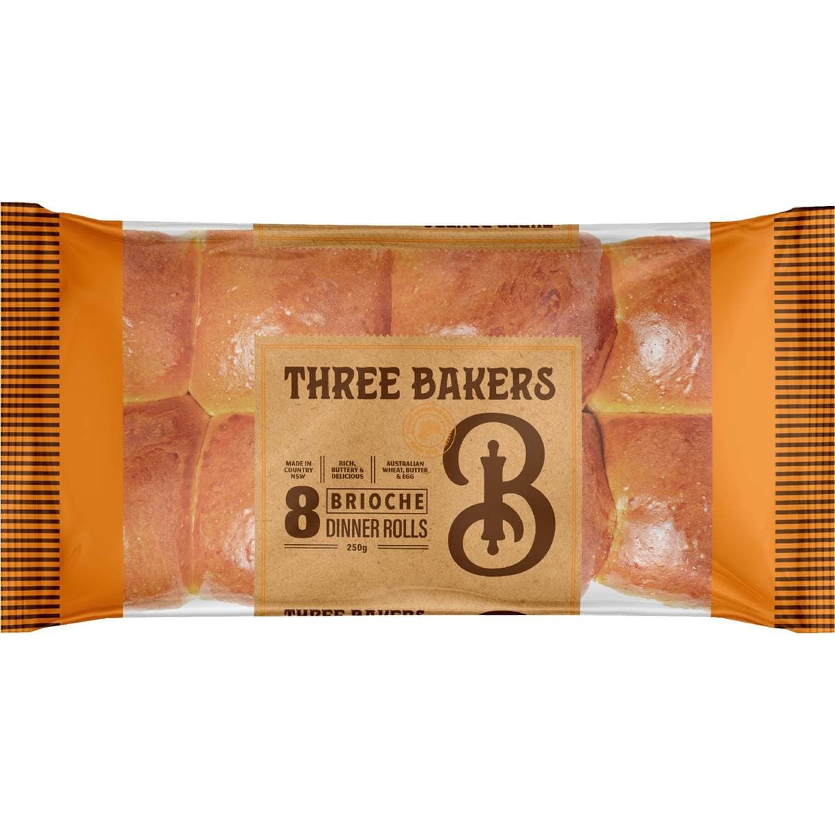 Three Bakers Brioche Dinner Rolls