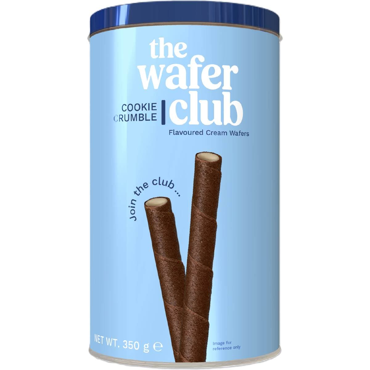 The Wafer Club Flavoured Cream Wafers Cookie Crumble
