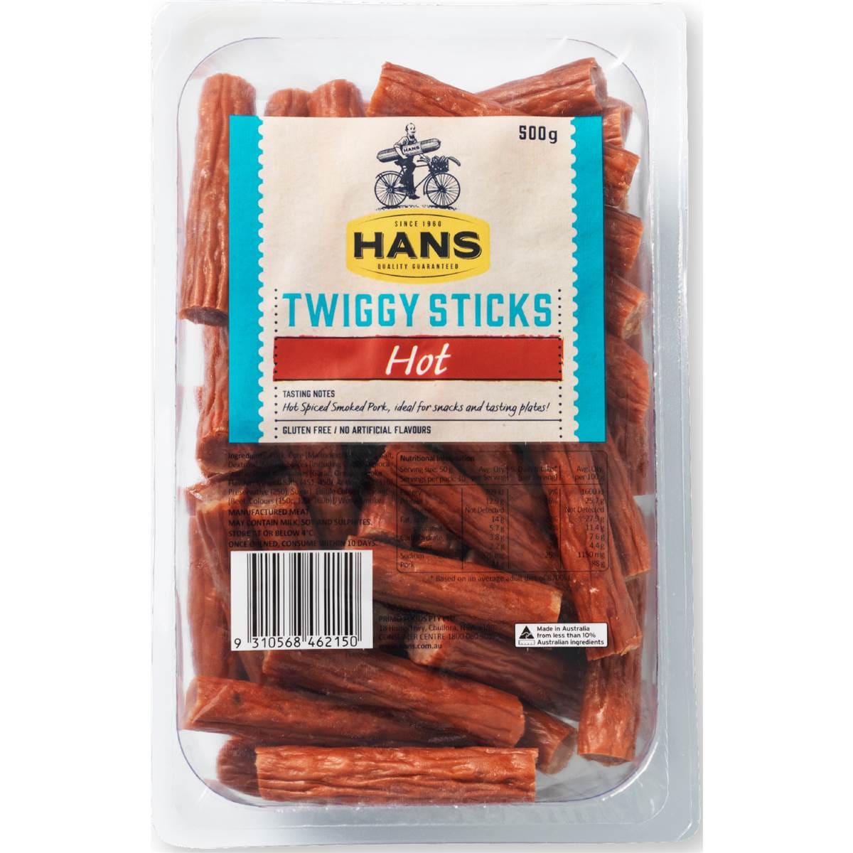 Hans Twiggy Sticks Hot 500g