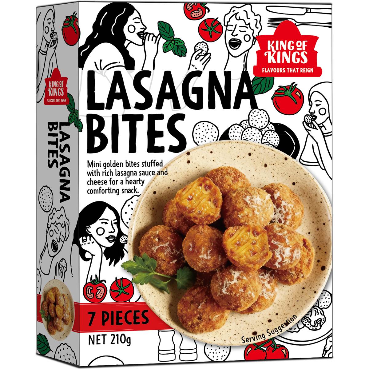 King of Kings Lasagna Bites