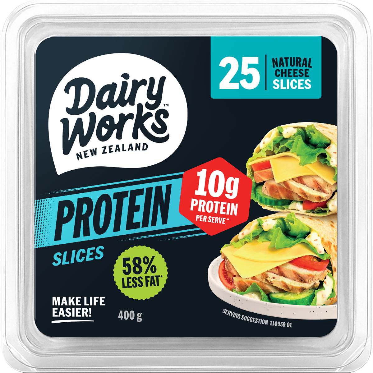 Dairyworks Protein Cheese Slices