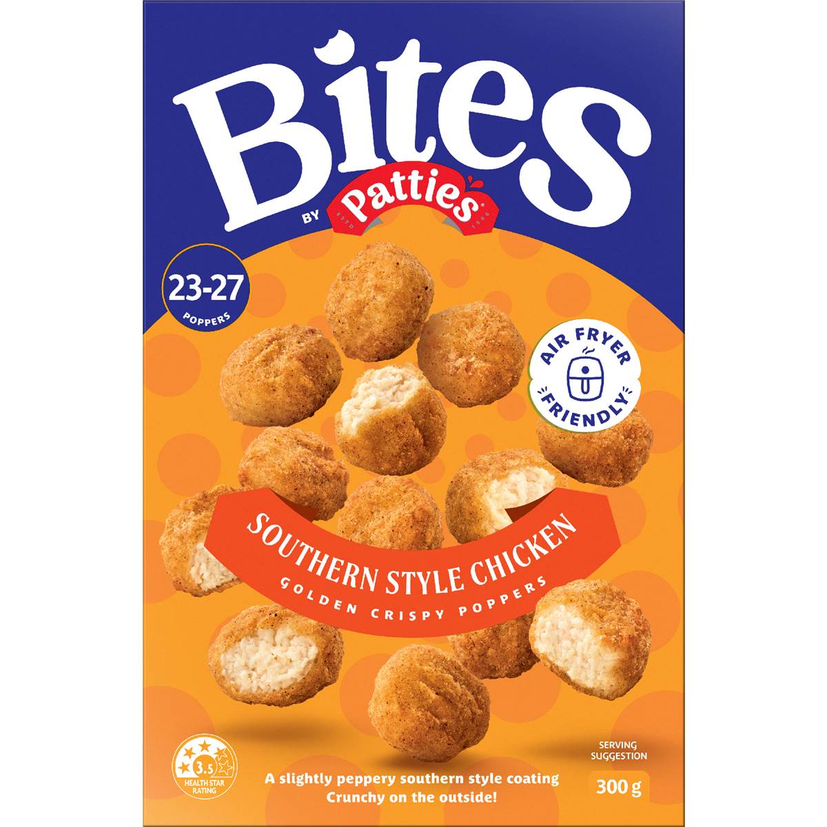 Patties Bites Southern Style Chicken Poppers 300g